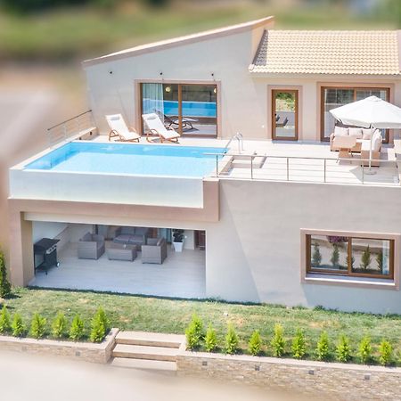 Villa Vasillis-Heated Swimming Pool With Infinity View Vitaládes Esterno foto