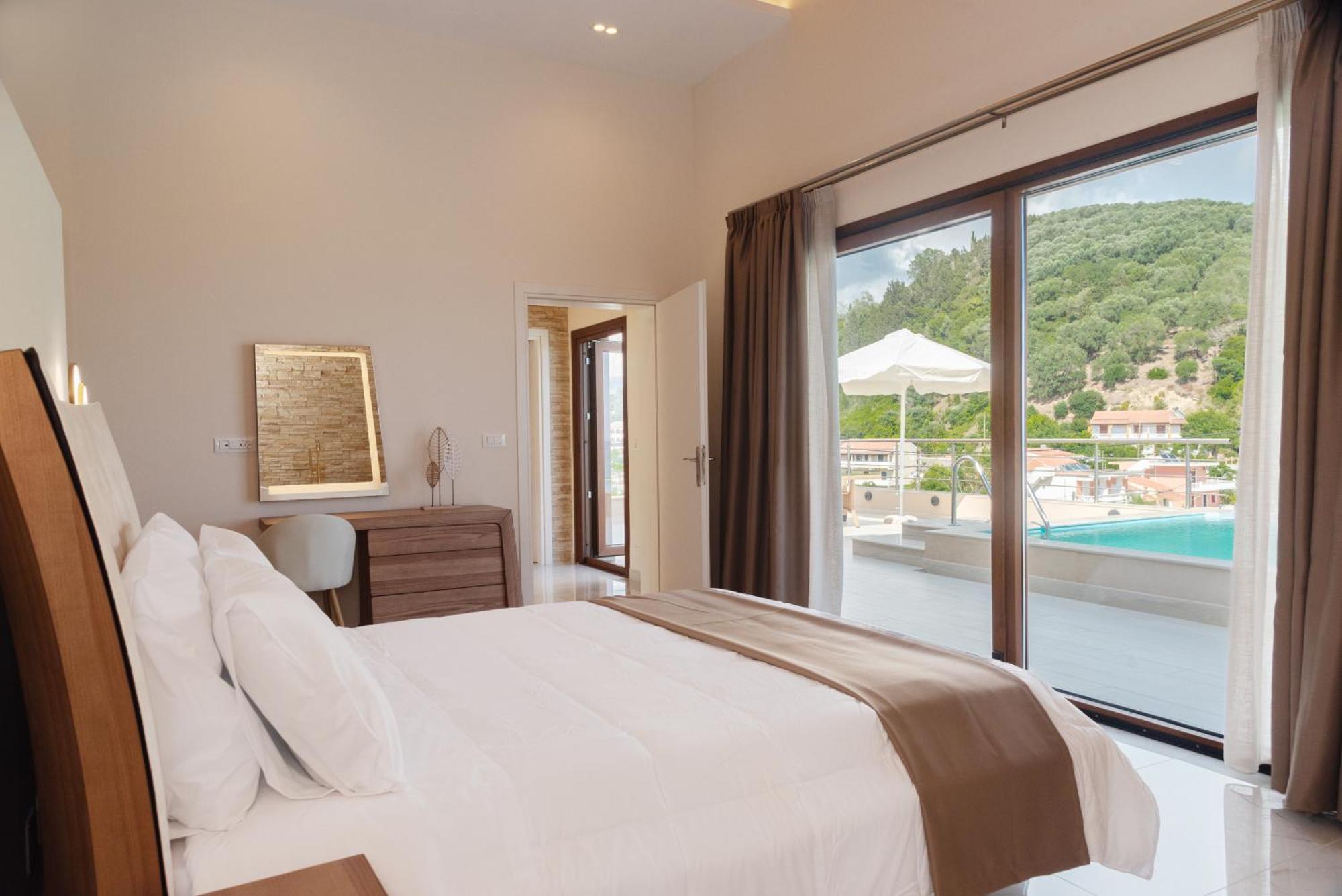 Villa Vasillis-Heated Swimming Pool With Infinity View Vitaládes Esterno foto