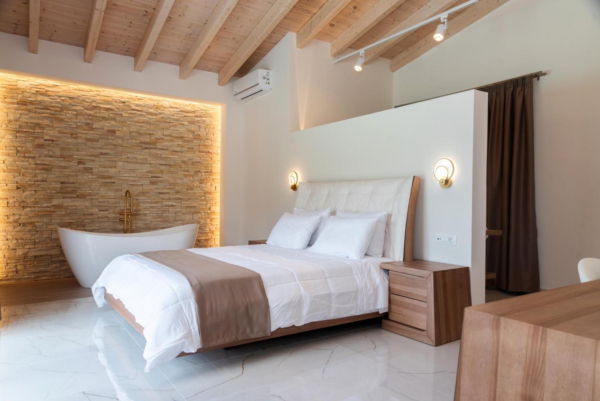 Villa Vasillis-Heated Swimming Pool With Infinity View Vitaládes Esterno foto